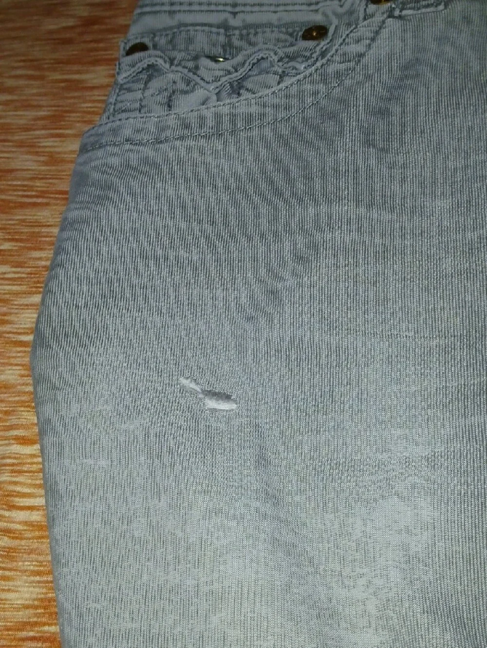 True Religion Men's Light Gray Chinos